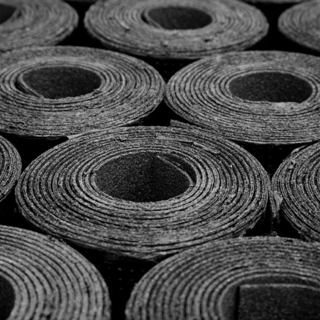 Felt roofing rolls